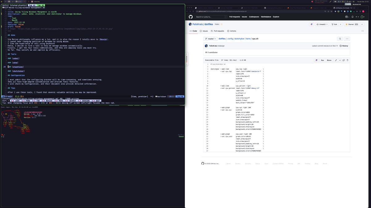 Tiling Window Management on macOS